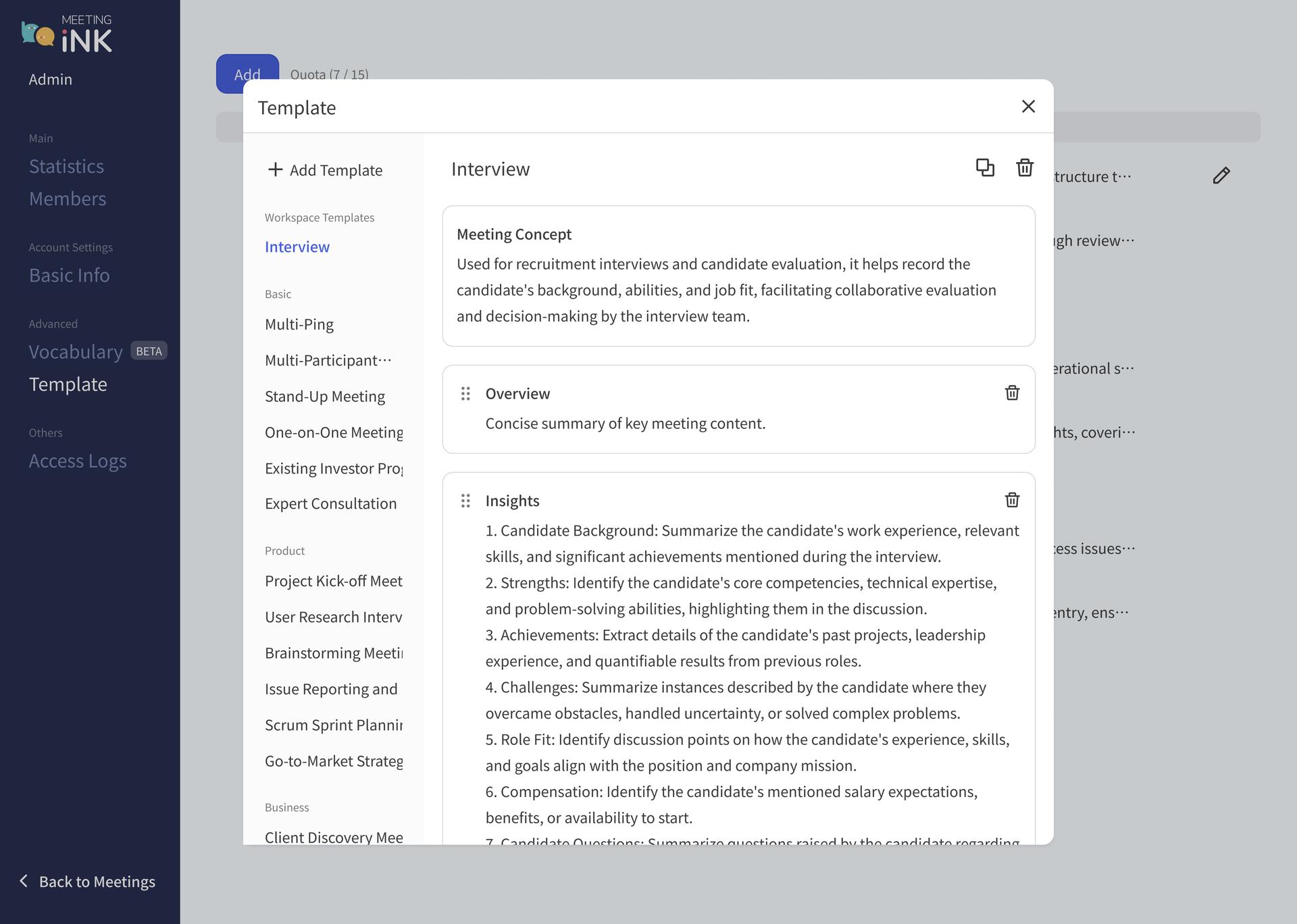 perfect AI summary for company