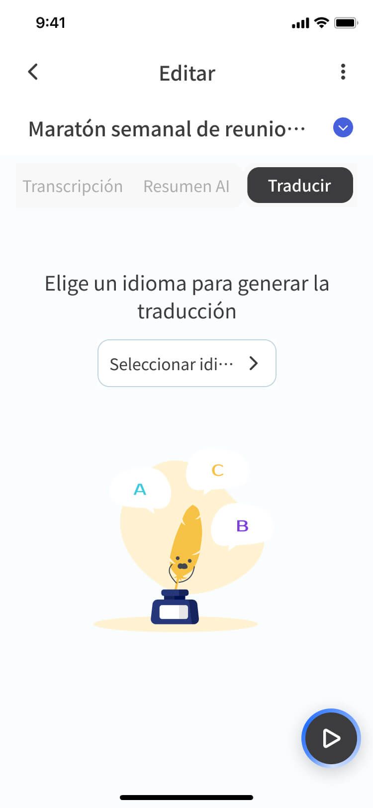 Idiomas compatibles con Meeting Ink - transcripción y traducción en vivo multilingües