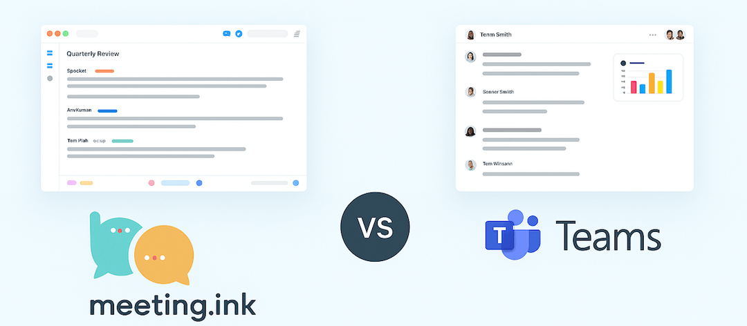Meeting Ink vs Teams|Meeting Ink 的優勢與特點