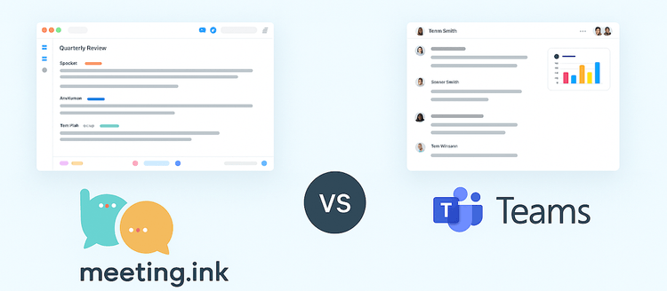 Meeting Ink vs Teams | Meeting Ink's Advantages & Highlights